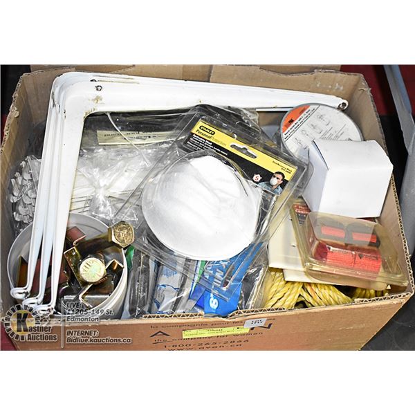 HARDWARE- ASSORTED BOX LOT