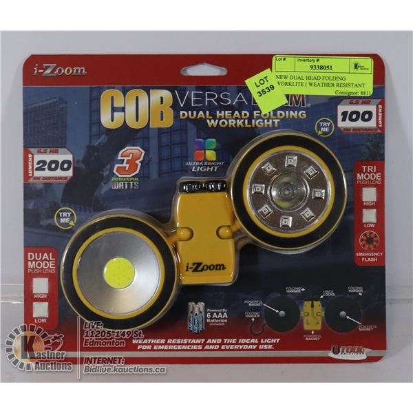 NEW DUAL HEAD FOLDING WORKLITE ( WEATHER RESISTANT