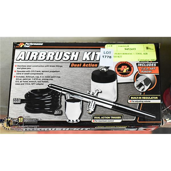 NEW PERFORMANCE TOOL AIR BRUSH KIT