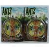 Image 1 : 2 VINTAGE SEALED ANTZ PVC ACTION FIGURES
