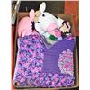Image 1 : KNIT/CROCHET ITEMS- BOX LOT OF NEW ASSORTED ITEMS