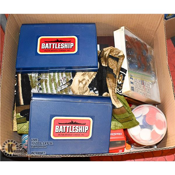 VINTAGE TOYS- ASSORTED BOX LOT