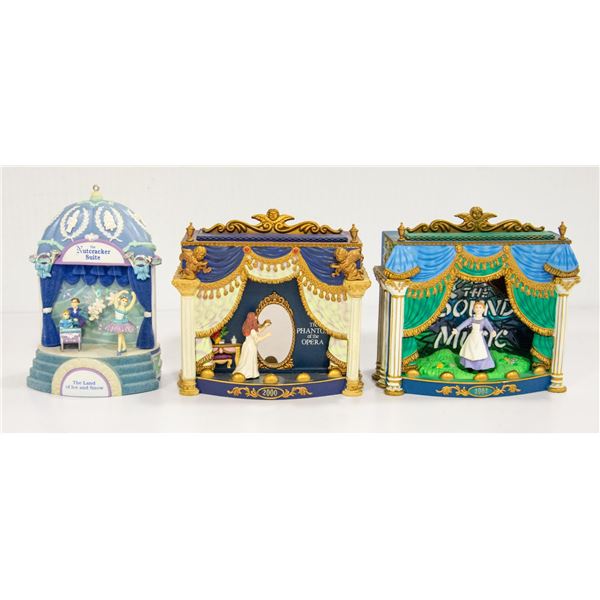 MUSICAL ORNAMENTS - MOVIE THEME - SET OF 3