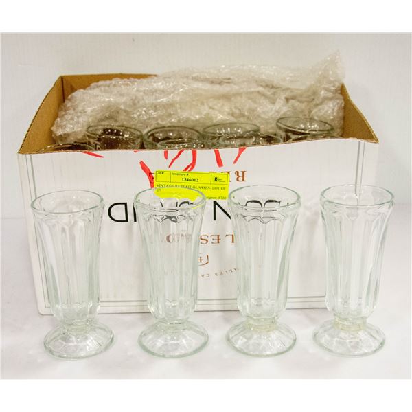 VINTAGE PARFAIT GLASSES- LOT OF 13