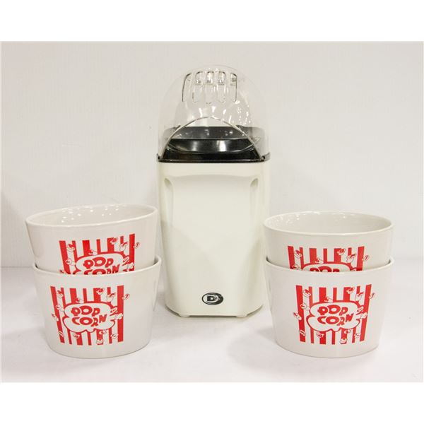 POPCORN POPPER & BOWLS