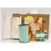 Image 1 : SEWING TRIM & ACCESSORIES- BOX LOT ASSORTED