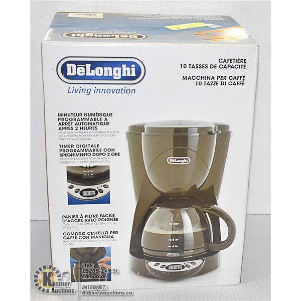 NEW OLD STOCK DELONGHI 10CUP COFFEEMAKER