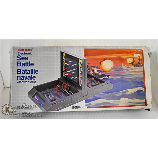 RADIO SHACK ELECTRONIC SEA BATTLE, NO MANUAL