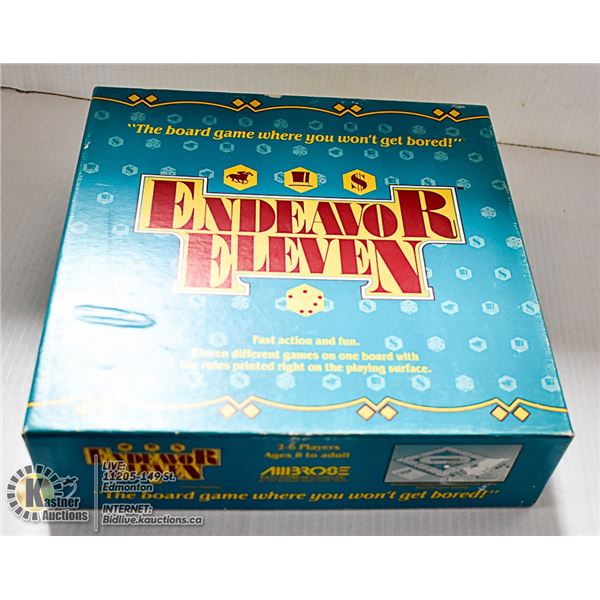 VINTAGE ENDEAVOR ELEVEN BOARD GAME