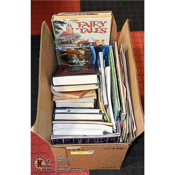 BOX OF ASSORTED BOOKS - THE VELVETEEN RABBIT,