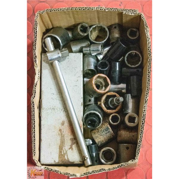 BOX OF SOCKETS SOME IMPACT