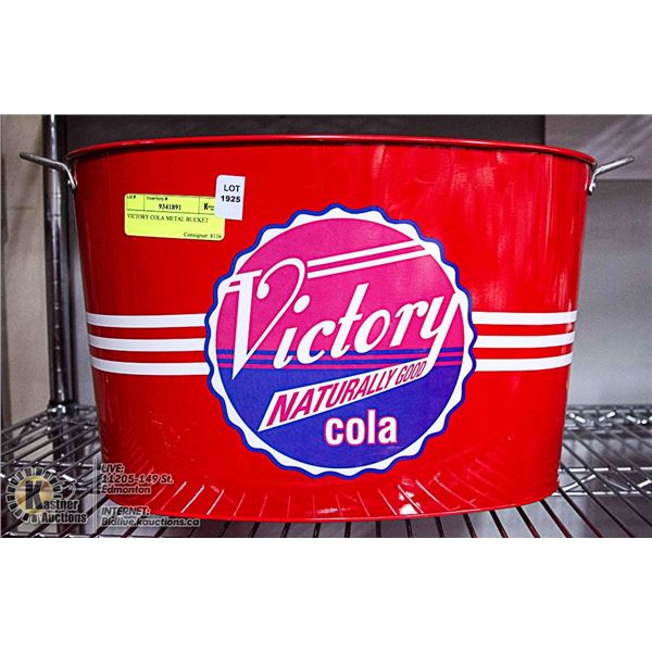 VICTORY COLA METAL BUCKET
