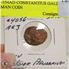 Image 1 : 351-354AD CONSTANTIUS GALLUS ANCIENT ROMAN COIN