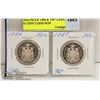 Image 1 : GEM PROOF 1986 & 1987 CANADIAN 50 CENT COINS NON