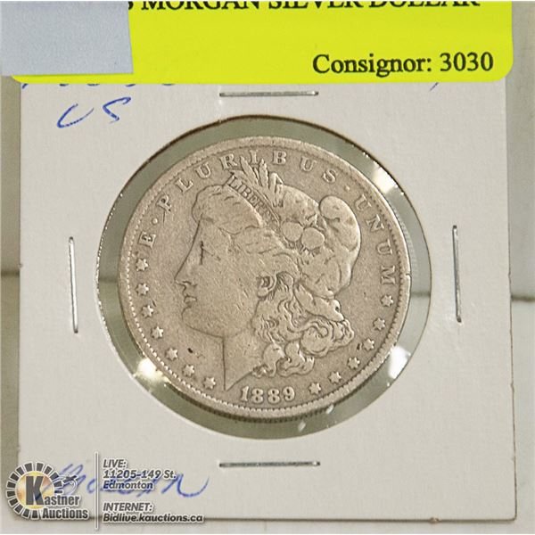 1889 O US MORGAN SILVER DOLLAR