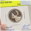 Image 1 : GEM PROOF 1992 CANADIAN 25 CENT COIN NOT ISSUED