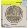 Image 1 : 1952 CANADIAN GVI SILVER $1 COIN