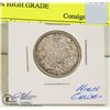 Image 1 : 1936 CANADIAN GV SILVER 25 CENT COIN HIGH GRADE