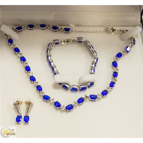 FIFTH AVENUE NECKLACE, BRACELET, AND EARRINGS SET