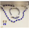 Image 1 : FIFTH AVENUE NECKLACE, BRACELET, AND EARRINGS SET