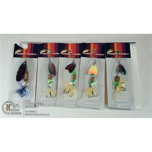 LOT OF 5 NEW FISHING LURES