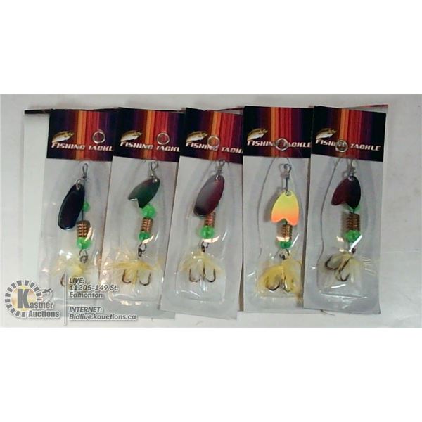 LOT OF 5 NEW FISHING LURES