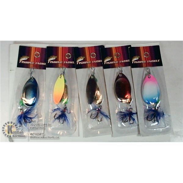 LOT OF 5 NEW FISHING LURES