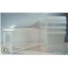 Image 1 : LOT OF 4 PLASTIC CONTAINERS WITH HANDLE AND LID