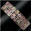 Image 2 : Natural Fancy Colors Tourmaline 274 Carats bracelet
