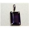 Image 1 : Natural Purple Amethyst Pendant