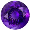 Image 1 : Round Brilliant Lab Amethyst 10.25 Carats - VVS