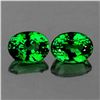 Image 1 : Natural Emerald Green Tsavorite Garnet Pair - FL