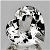 Image 1 : Natural Rare White Morganite Heart [Flawless-VVS]