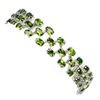 Image 1 : Natural  Oval Chrome Diopside Bracelet