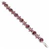 Image 2 : Natural Rhodolite Garnet & Tourmaline Bracelet