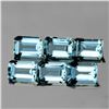 Image 1 : Natural Sky Blue Aquamarine 6 Pcs {Flawless-VVS}