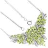 Image 3 : NATURAL APPLE GREEN PERIDOT  Necklace