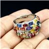 Image 3 : Natural Top Fancy Colors Sapphire Ring