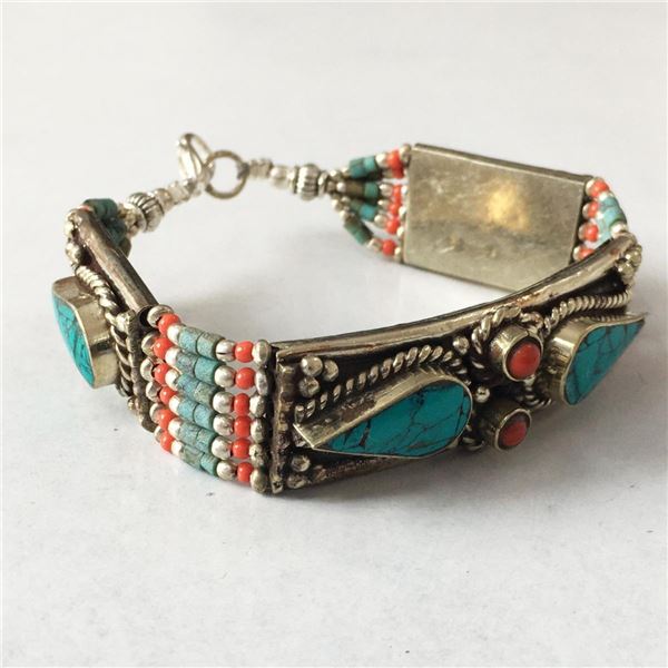 Tibet Hand Made Turquoise Bracelet