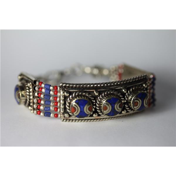 Tibet Hand Made Lapiz Lazuli Bracelet