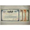 Image 2 : 4 VINTAGE STOCK CERTIFICATES BALTIMORE AND OHIO