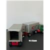 Image 3 : Vintage Japan Tin Friction Consolodated Frieghtways,Semi Truck with 2 Trailers Very Good Condition