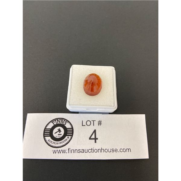 Fabulous Big Garnet.10.80 ct 14.36x11.62x7.61 mm Oval Cut SI ClarityBrazil Untreated