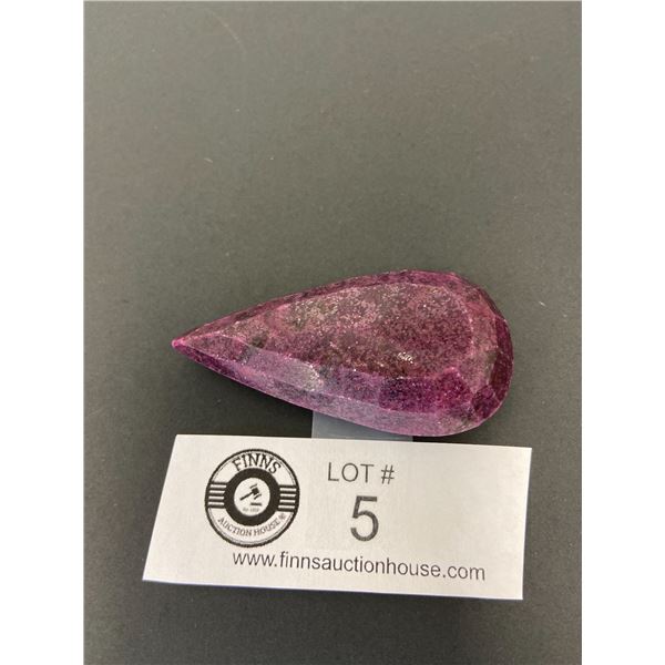 Rough Mineral Polished Quality Ruby. 264.20ct 52.84 gr 64x32x16mm Madagascar