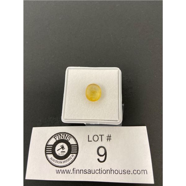Yellow Sapphire 2.85 ct 9.37x7.72x3.15mm Oval VS Clarity Madagascar Unheted and Untreated