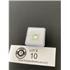 Image 2 : Neon Green Sapphire Lab Created 3.50 ct 7.90x7.90x5.45mm Square Cut IF Loupe Clear Gemstone