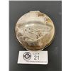 Image 1 : Large Vintage Ladies Mirrored Sterling Silver Compact. Engraved Total Weight 161 gr