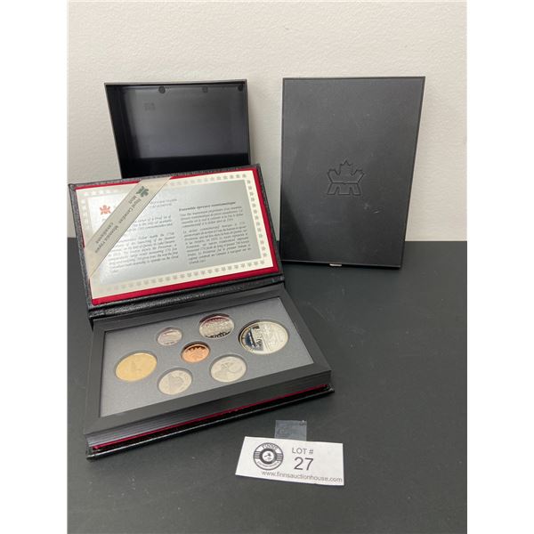 Royal Canadian Mint 1991 Proof Set With COA and Plastic Box.