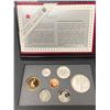 Image 2 : Royal Canadian Mint 1991 Proof Set With COA and Plastic Box.