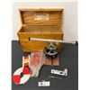 Image 1 : Vintage Transit in Wooden Box Starett #99F Transit